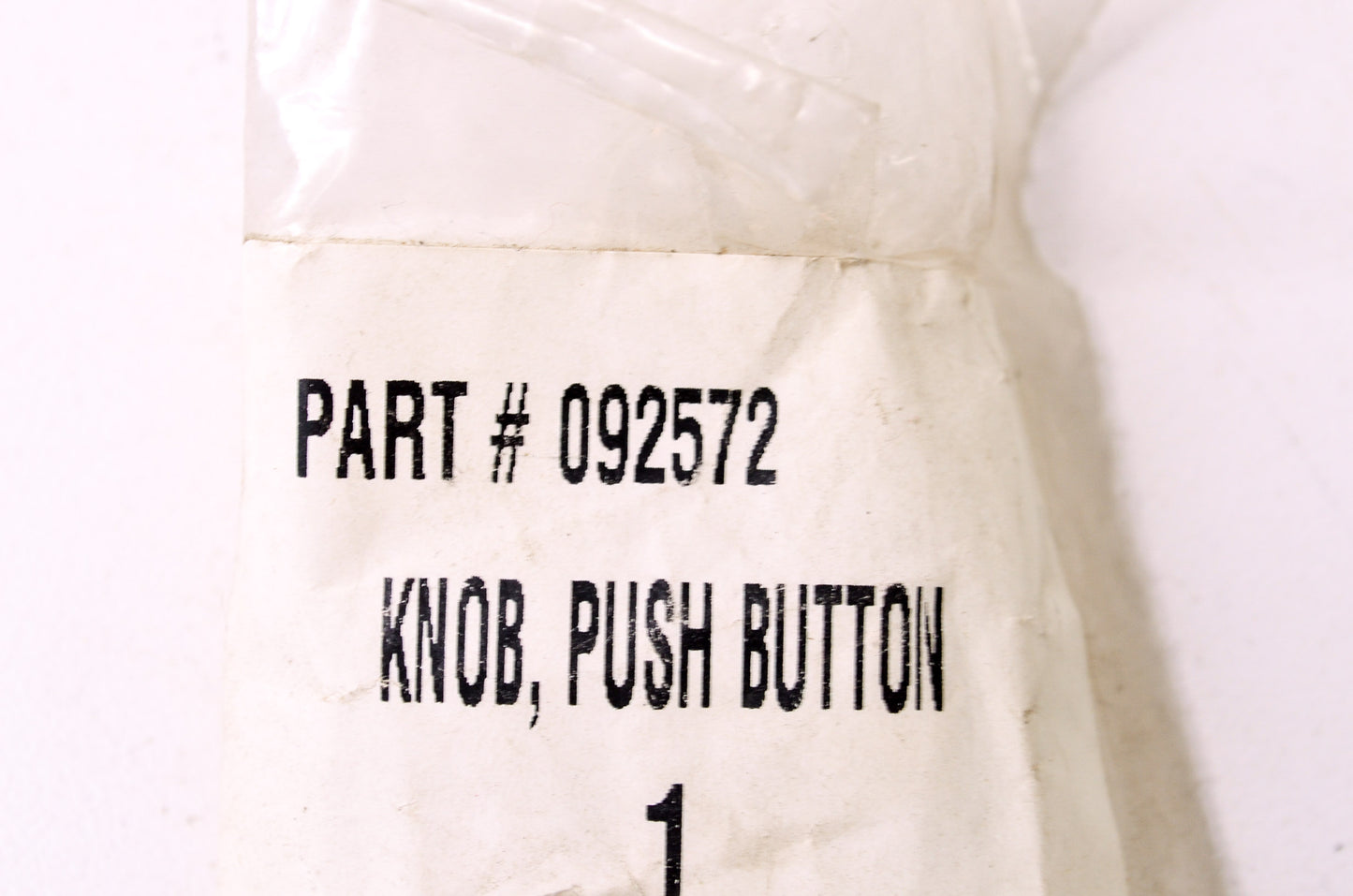 OEM Briggs & Stratton 92572 Push Button Knob NOS
