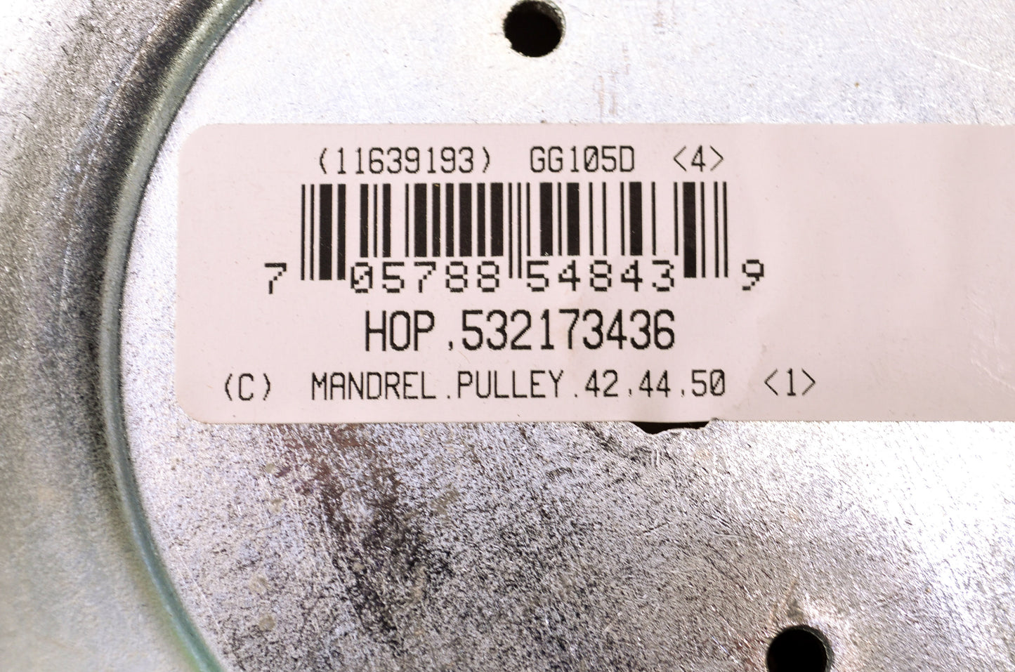 Mandrel Pulley NOS