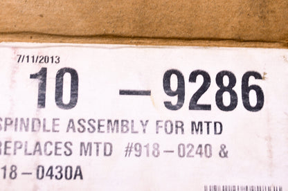 Rotary 10-9286 Spindle Assembly NOS
