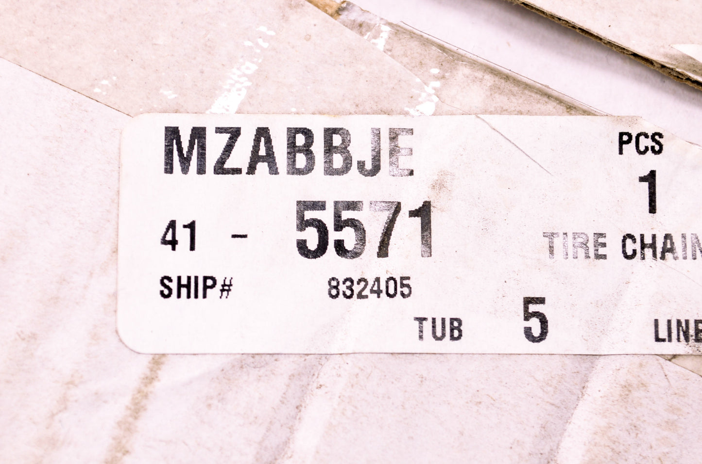 MaxTrac 41-5571 Tire Chain Kit Rotary NOS