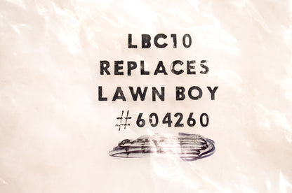Lawnboy LBC10, 604260 Retainer Clip Qty 2 NOS