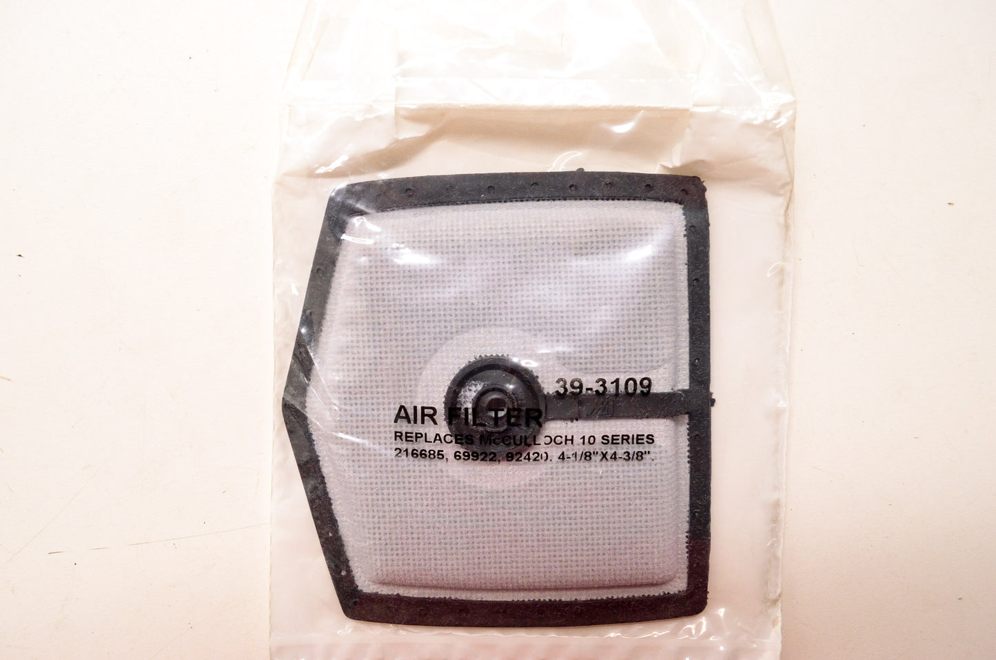 New Rotary Air Filter 4-1/8 x 4-3/8 Mcculloch 10 Series NOS