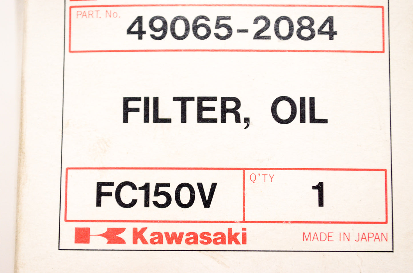 New OEM Kawasaki Oil Filter NOS