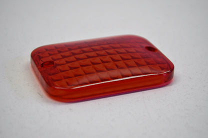 New Drag Specialties Rectangular Red Lens NOS