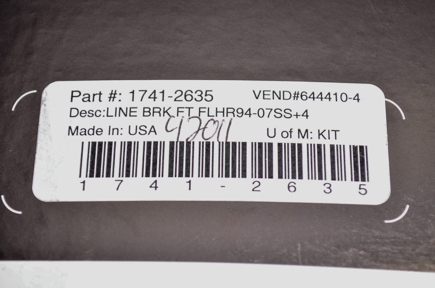New Drag Specialties Brake Line Kit NOS