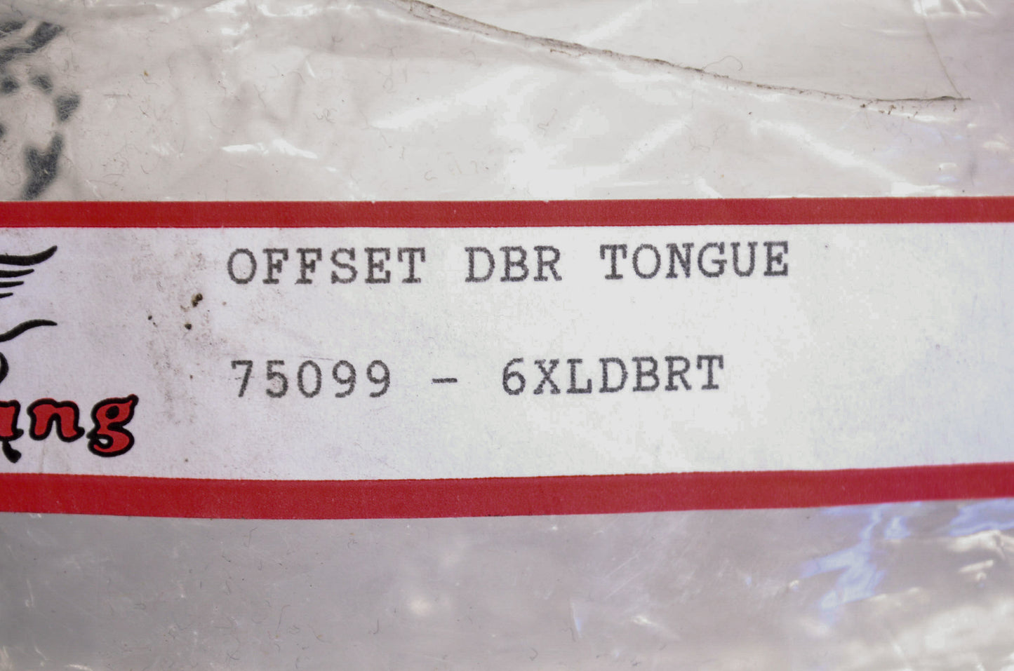 Offset Double Backrest Tongue NOS