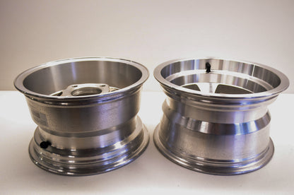 Cast Aluminum Wheel Pair 12'x7' 4/110 2+5 NOS