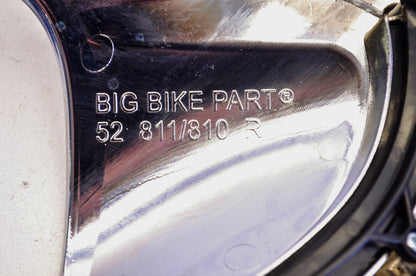 New Show Chrome Big Bike Parts LED Headlight End Trim Kit NOS