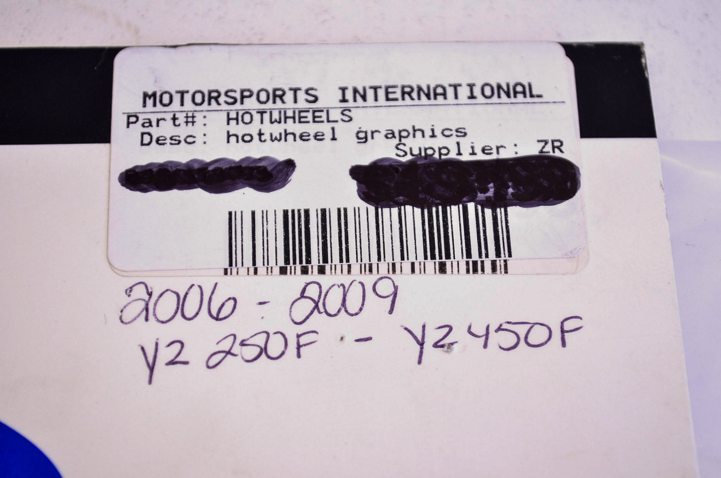 Hotwheels Graphic Decal Kit NOS