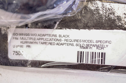 Black ISO Wing Peg Kit Without Adapters NOS