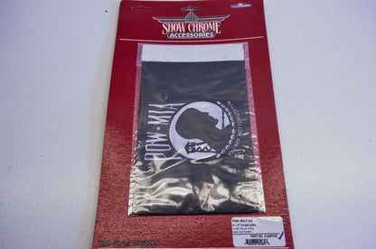 New Show Chrome Big Bike Parts POW/MIA Double Sided Polyester Flag 6'x9' NOS