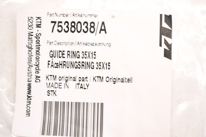 OEM KTM 7538038A Guide Ring 35x15 NOS