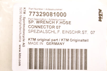 New OEM KTM Hose Connector Wrench Tool NOS