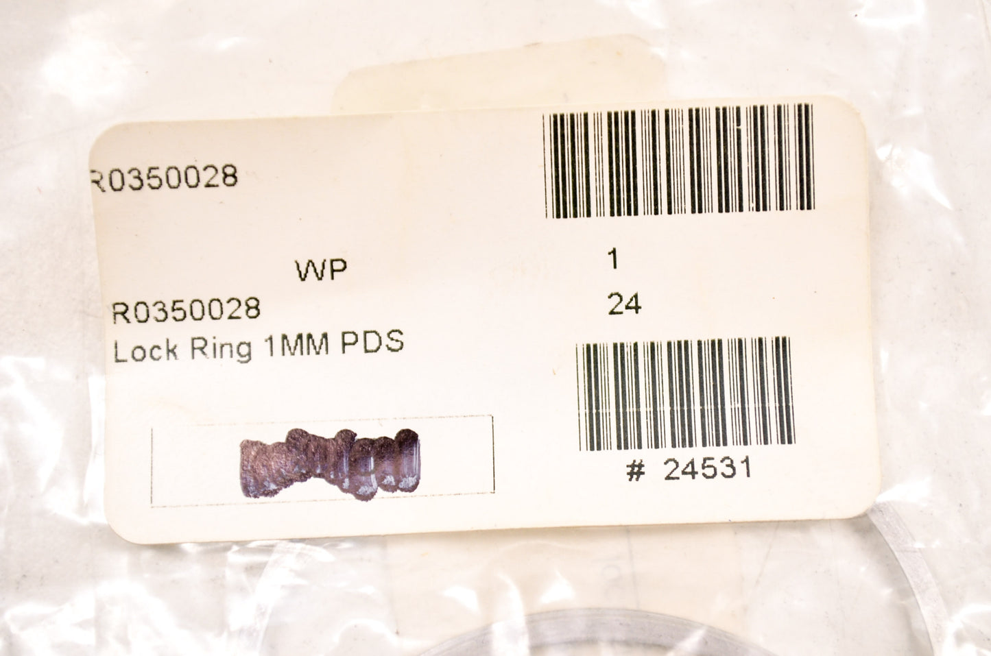 OEM KTM R0350028 Lock Ring 1mm NOS