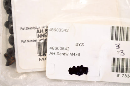 OEM KTM 48600542 Allen Head Screw M4X6 Qty 2 NOS