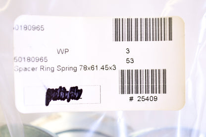 OEM KTM 50180965 Spacer Ring 78x61.45x3 NOS
