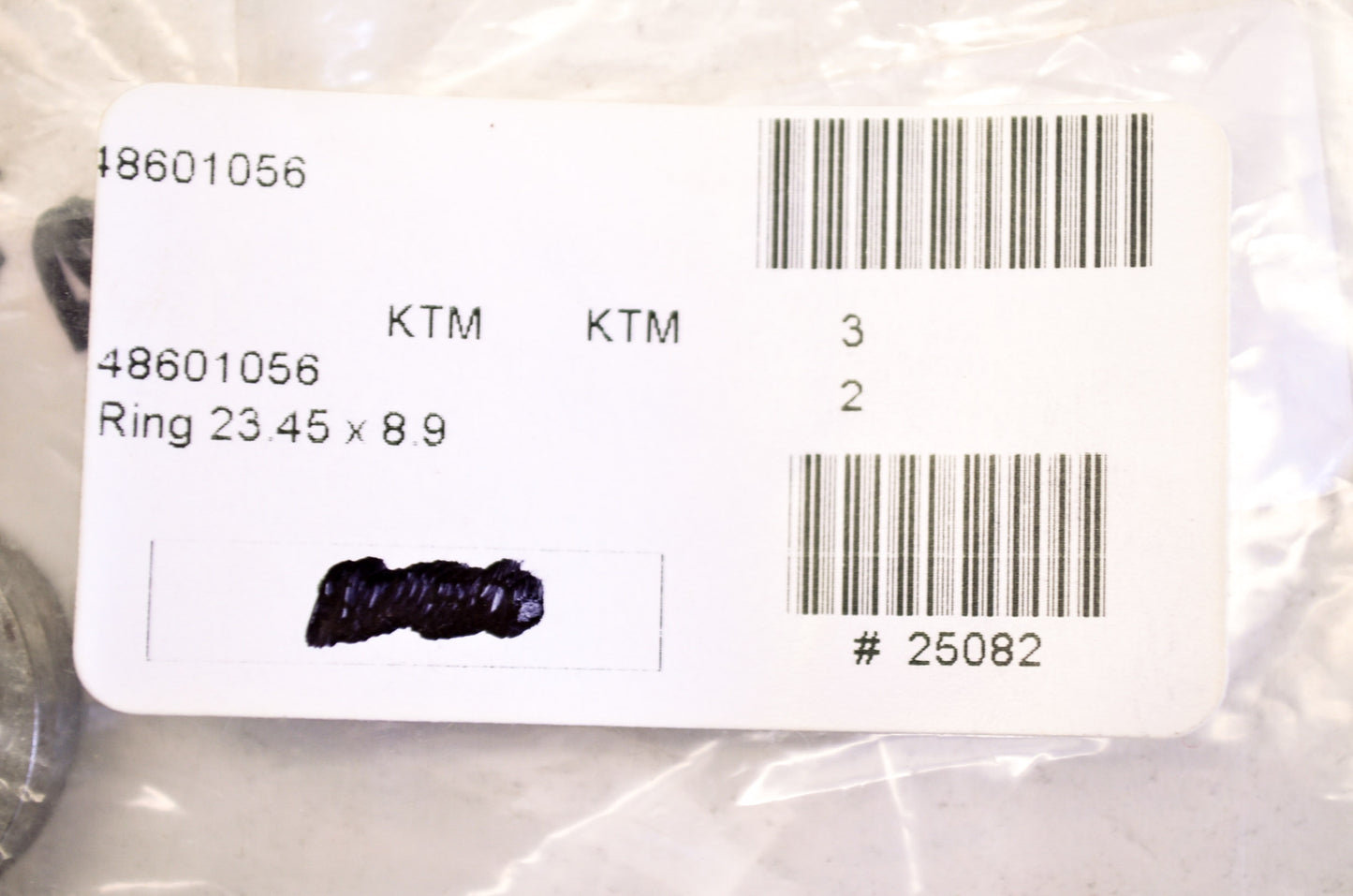 OEM KTM 48601056 Ring 23.45x8.9 NOS
