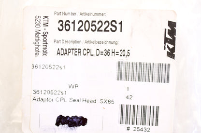 Shock Adapter D36 H20.5 50 65 SX NOS