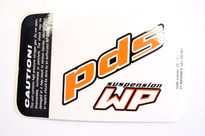 New OEM KTM Warning Decal 58x83 WP Suspension PDS NOS