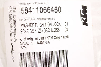 New OEM KTM Ignition Lock Washer NOS