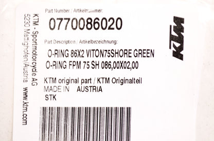 OEM KTM 770086020 O-Ring NOS