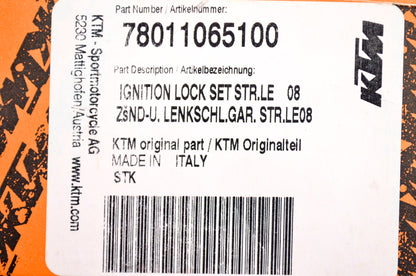 New OEM KTM Ignition Lock Kit NOS