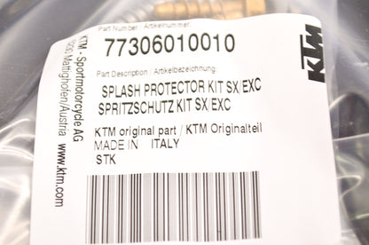 OEM KTM 77306010010 Splash Protector Kit NOS