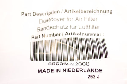 New OEM KTM Air Filter Dust Cover NOS