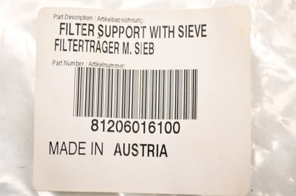 OEM KTM 81206016100 Air Filter Support with Sieve NOS