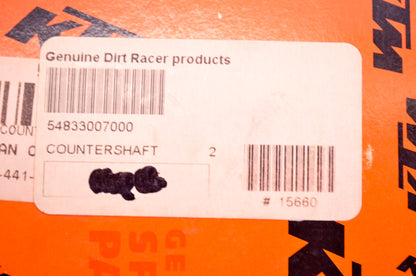 OEM KTM 54833007000 Countershaft NOS