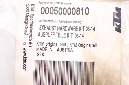 New OEM KTM Exhaust Hardware Kit NOS