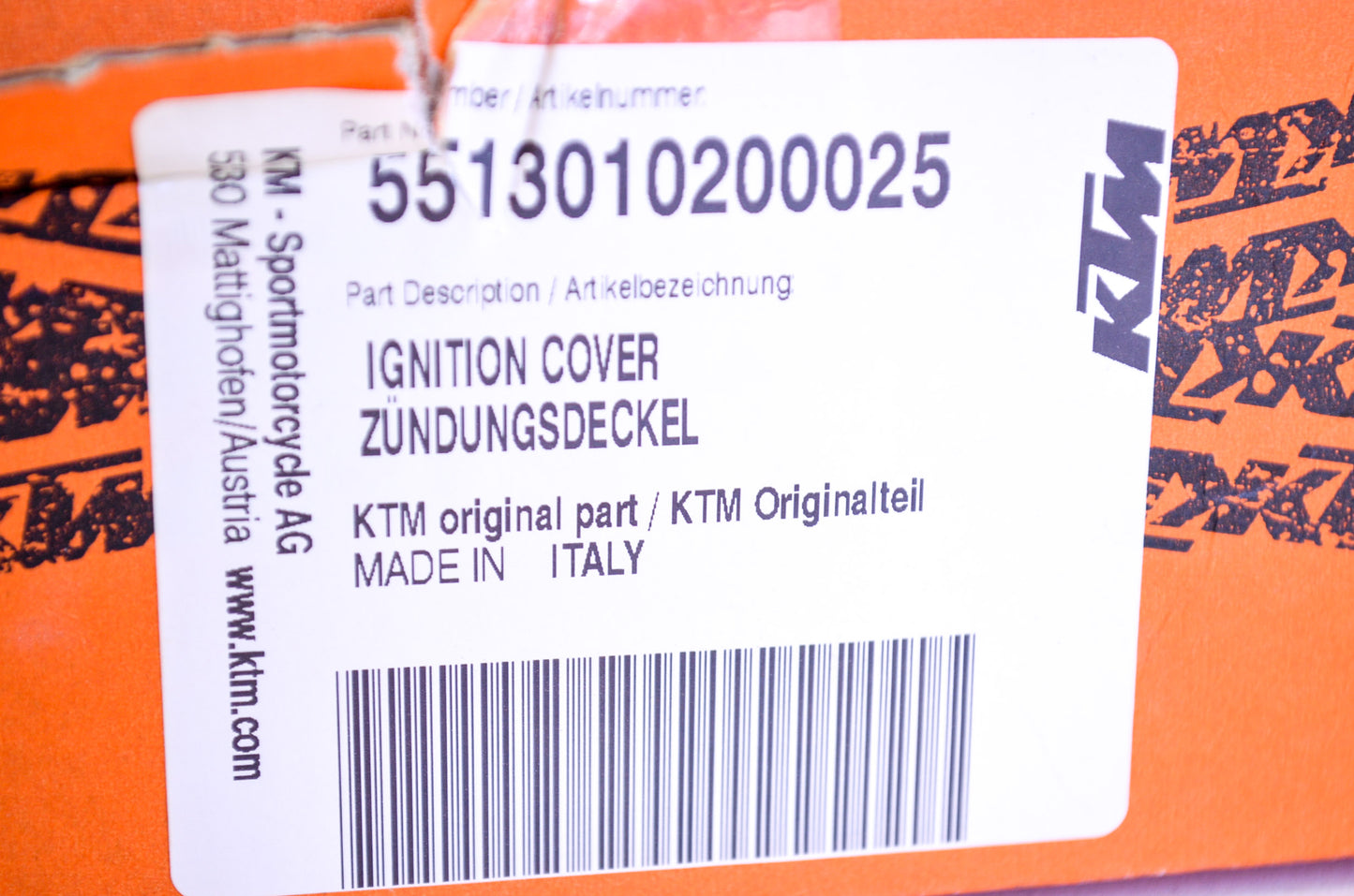Ignition Cover NOS