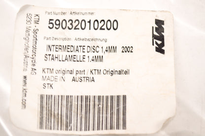 OEM KTM 59032010200 Intermediate Disc 1.4mm NOS