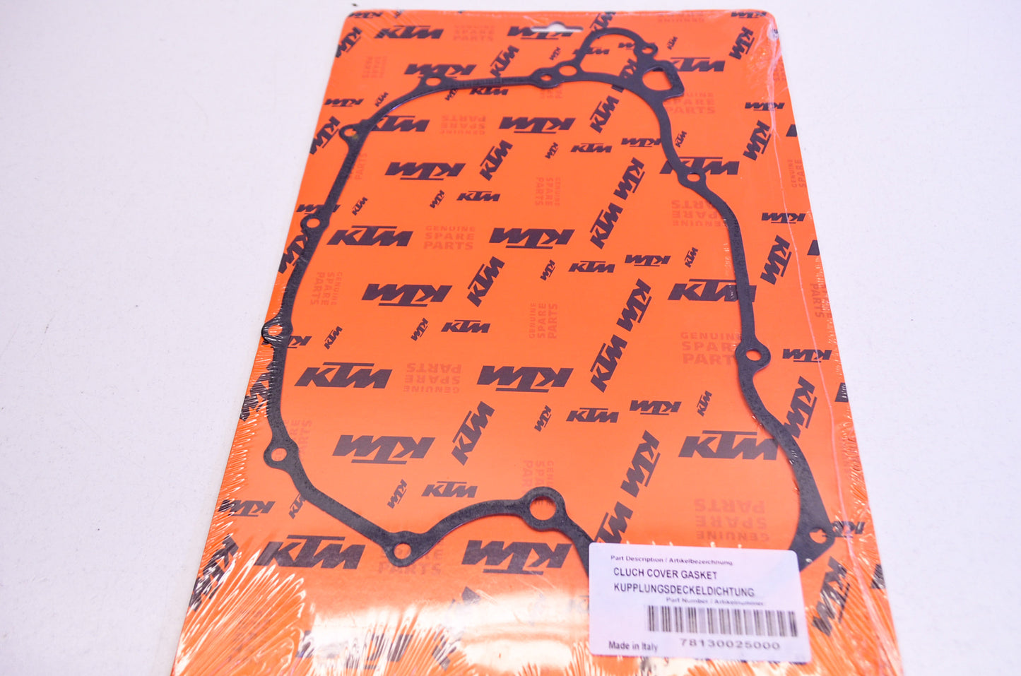OEM KTM 78130025000 Clutch Cover Gasket NOS