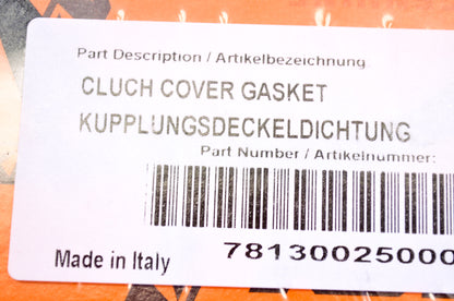 OEM KTM 78130025000 Clutch Cover Gasket NOS