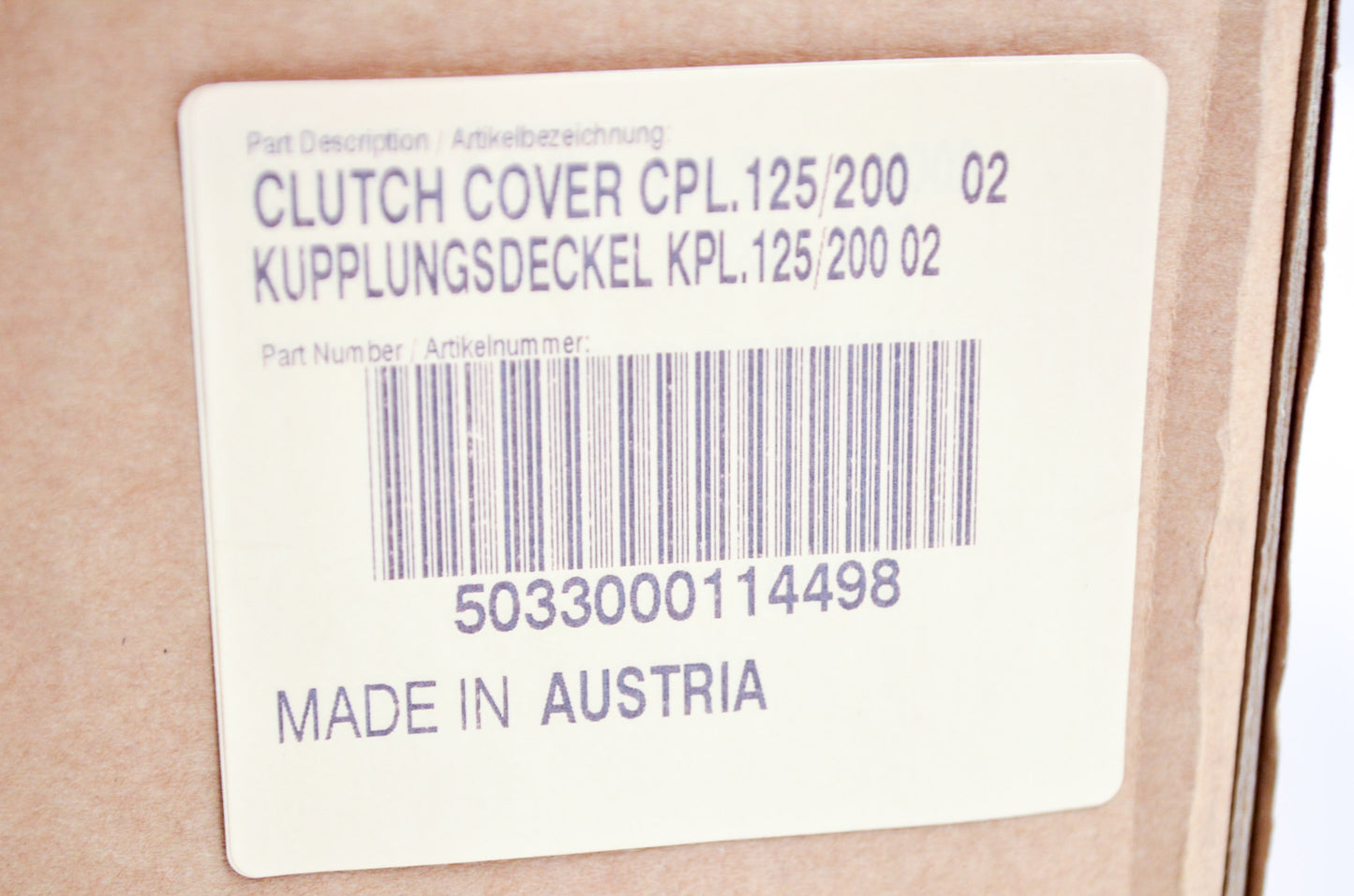 New OEM KTM Clutch Cover NOS