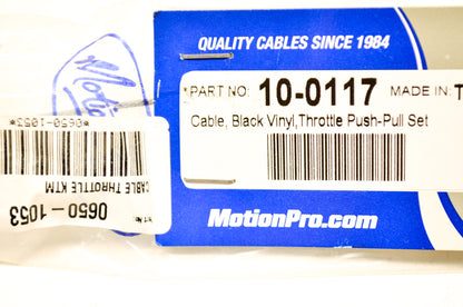 New Motion Pro KTM Black Vinyl Throttle Cable NOS