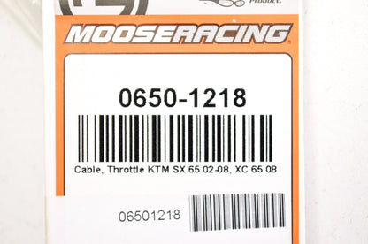 Moose Racing 0650-1218 KTM Throttle Cable SX XC 65 NOS