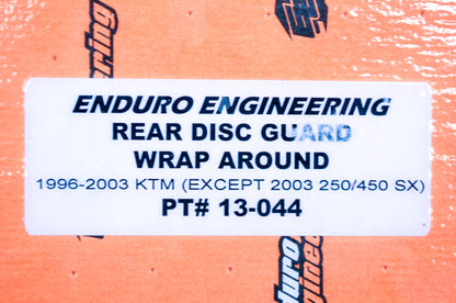 New Enduro Engineering KTM Rear Disc Guard Wrap Around NOS