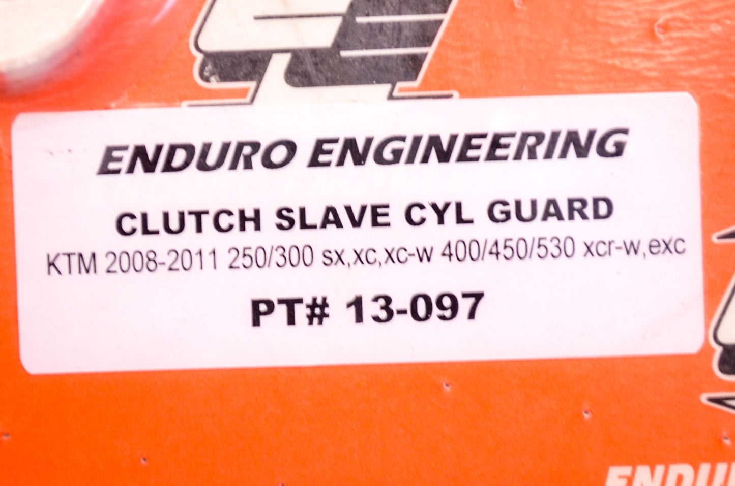 New Enduro Engineering KTM Clutch Slave Cylinder Guard Kit NOS