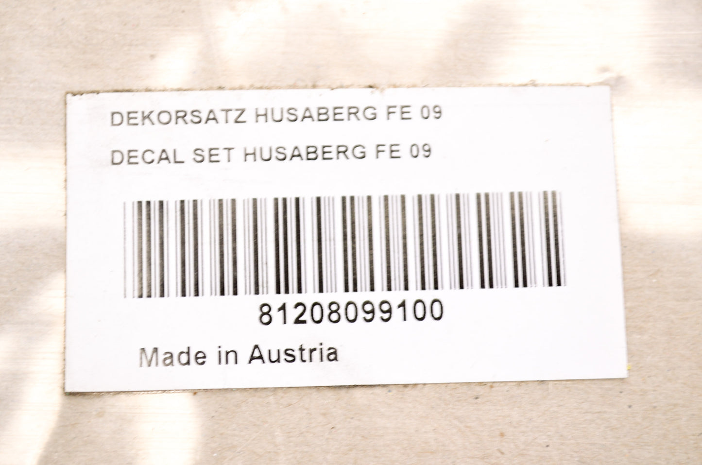 New OEM KTM Husaberg Decal Kit NOS