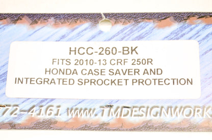 Black Case Saver and Sprocket Cover CRF 250R NOS