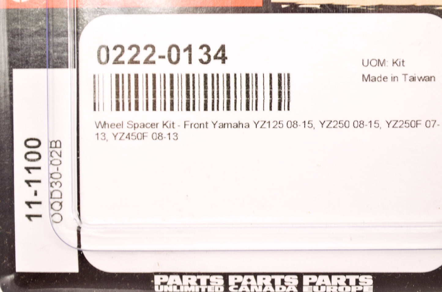 All Balls 11-1100 Wheel Spacer Kit NOS