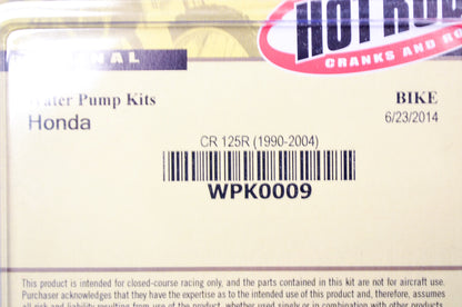 Water Pump Kit CR 125R NOS