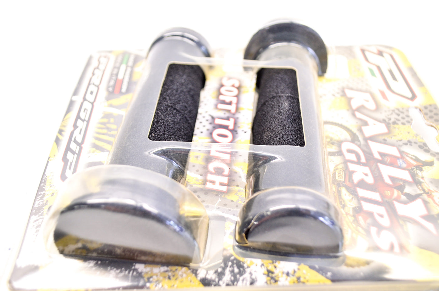 New Pro Grip Black Foam Handlebar Grip Pair NOS