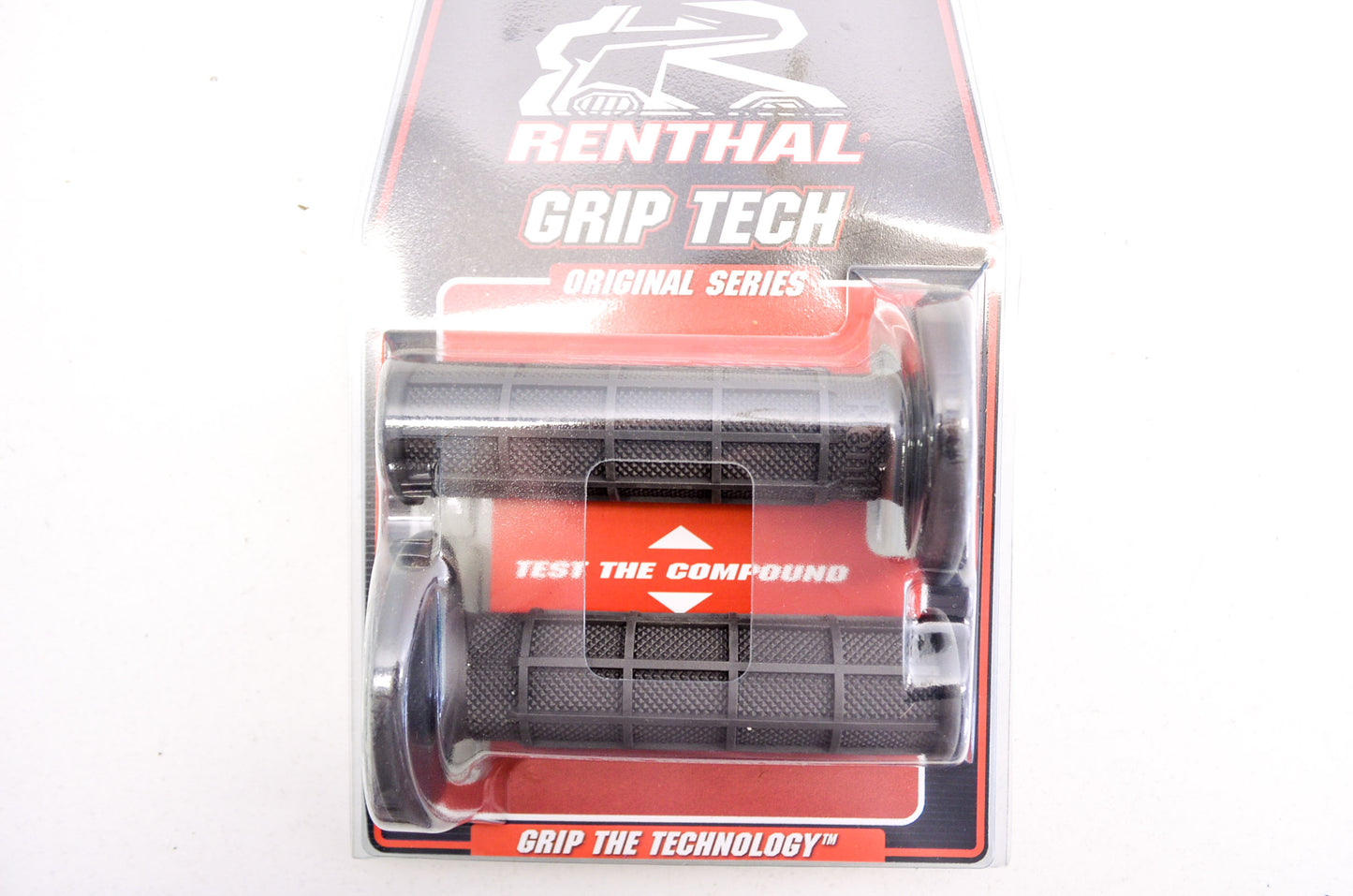 New Renthal Full Waffle Handlebar Grip Pair NOS