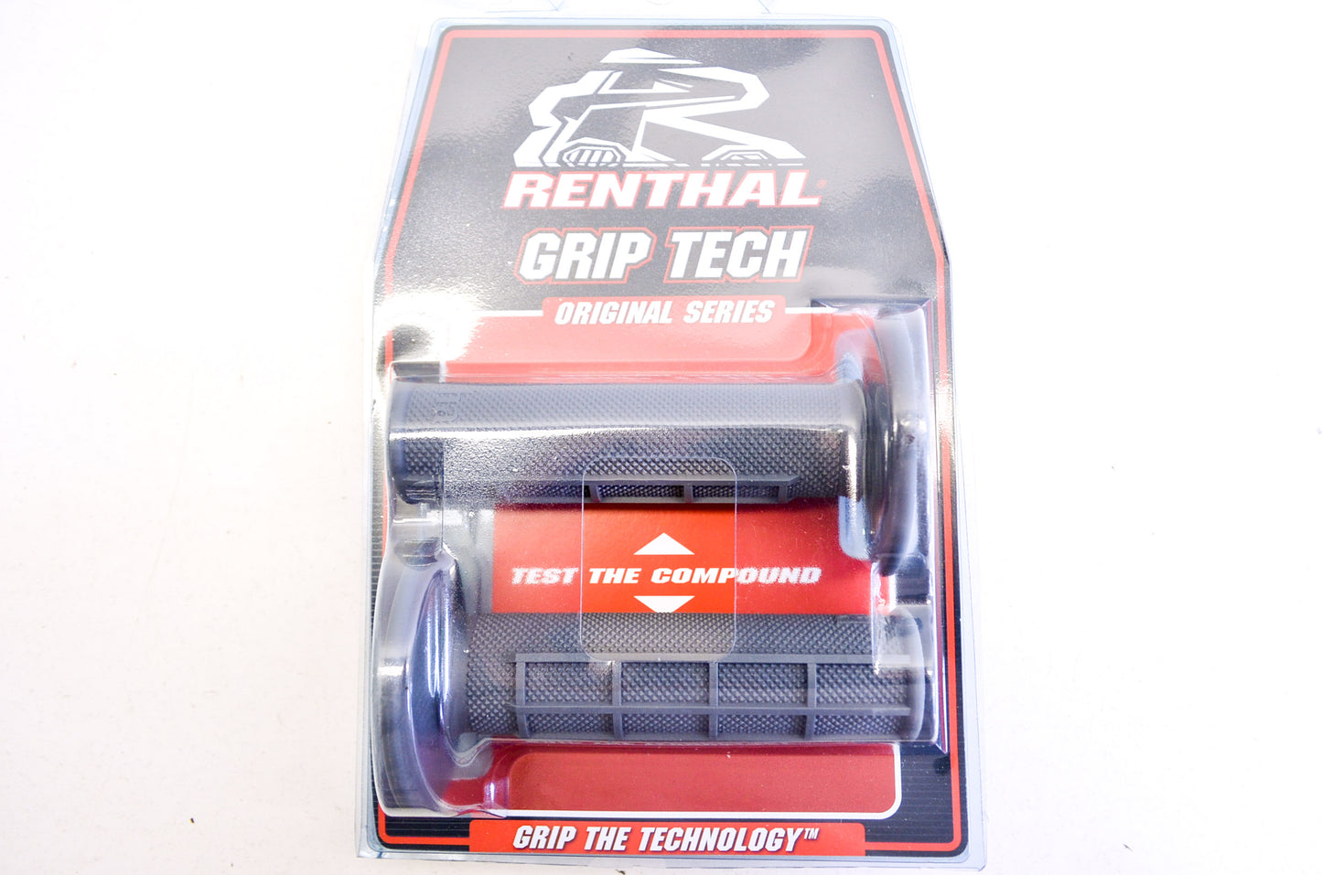 New Renthal Medium Half Waffle Grip Pair NOS