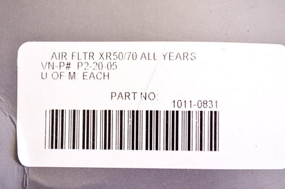 Pre-Oiled Air Filter XR 50 70 NOS