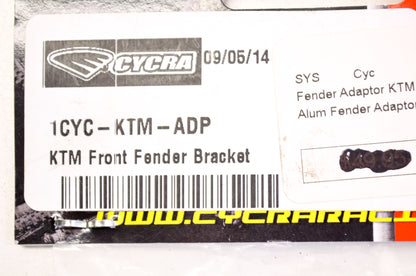 New Cycra KTM Front Fender Bracket Kit NOS