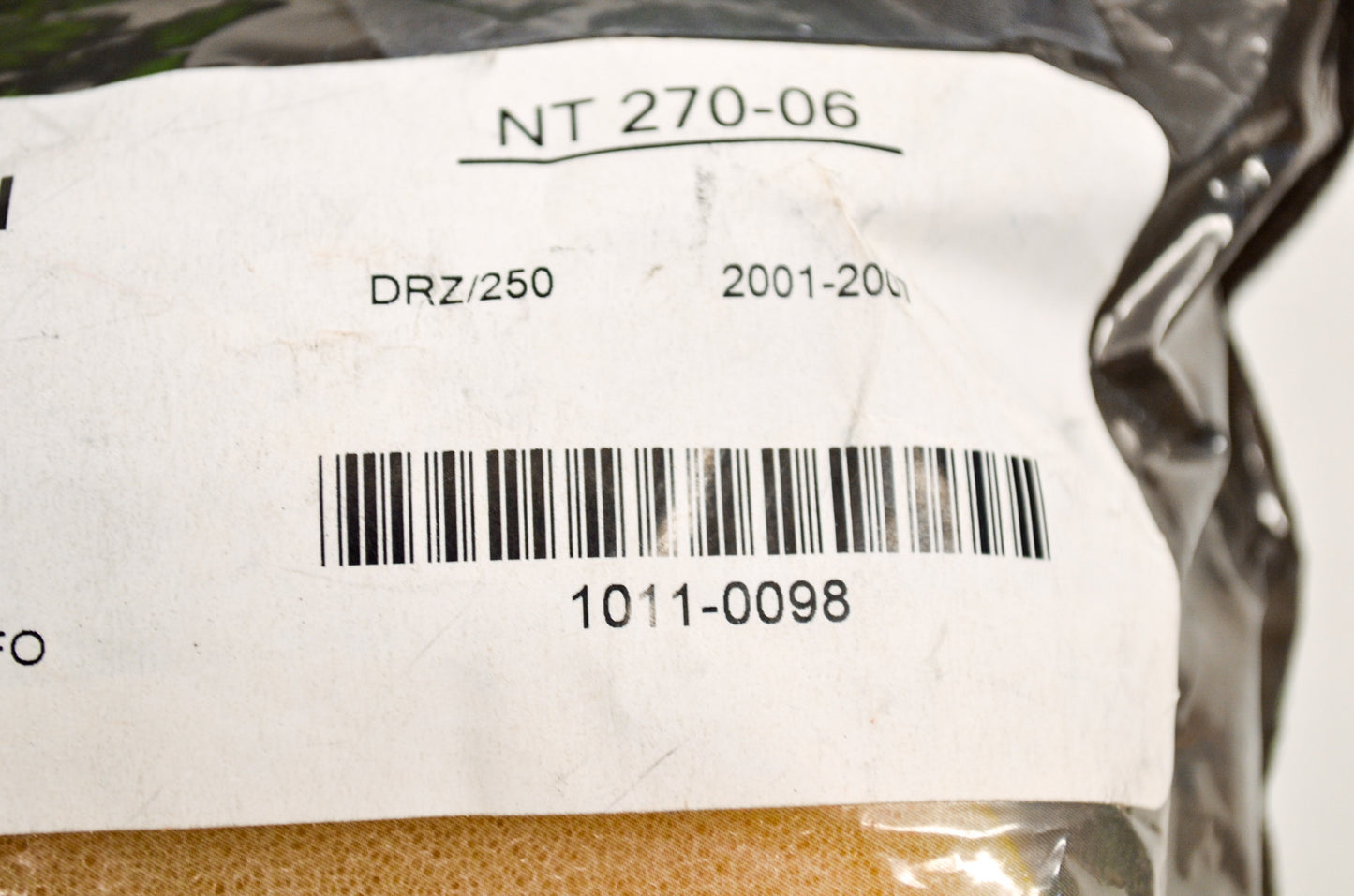 No Toil 1011-0098, NT270-06 Air Filter DRZ 250 NOS